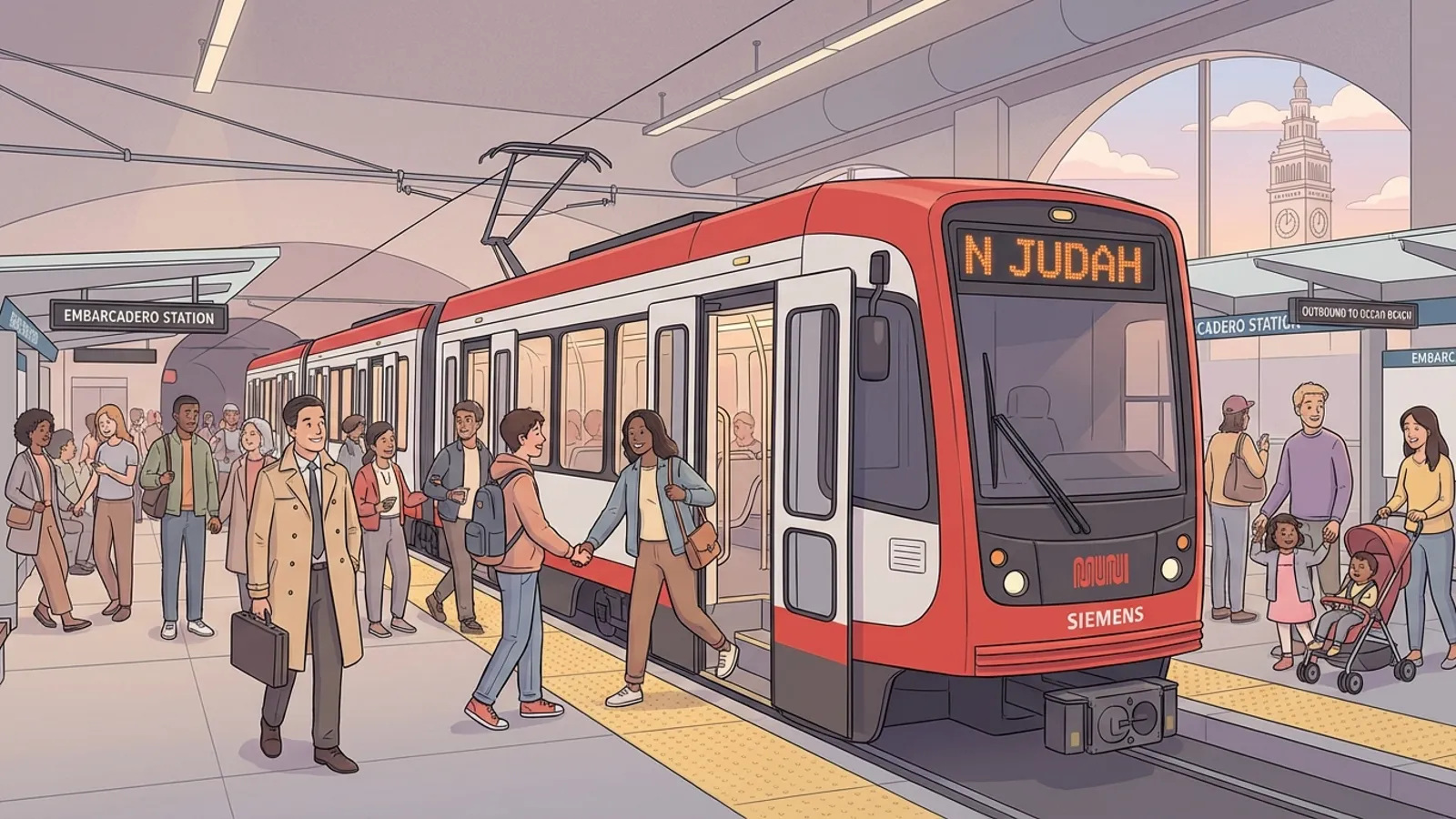 SF Muni Boosts Service for Super Bowl Crowds