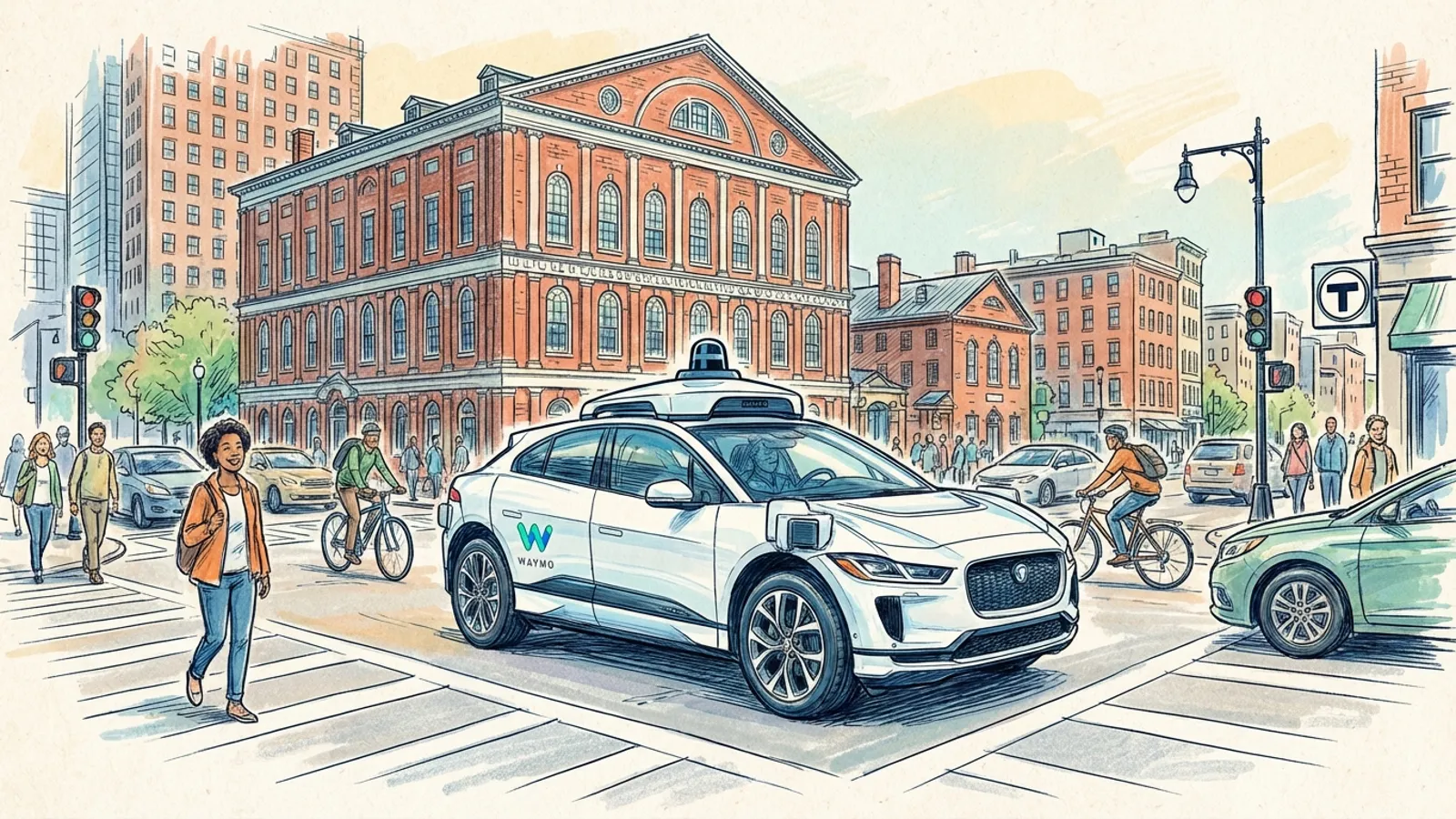 Waymo Tests Robotaxis in Boston's Complex Streets