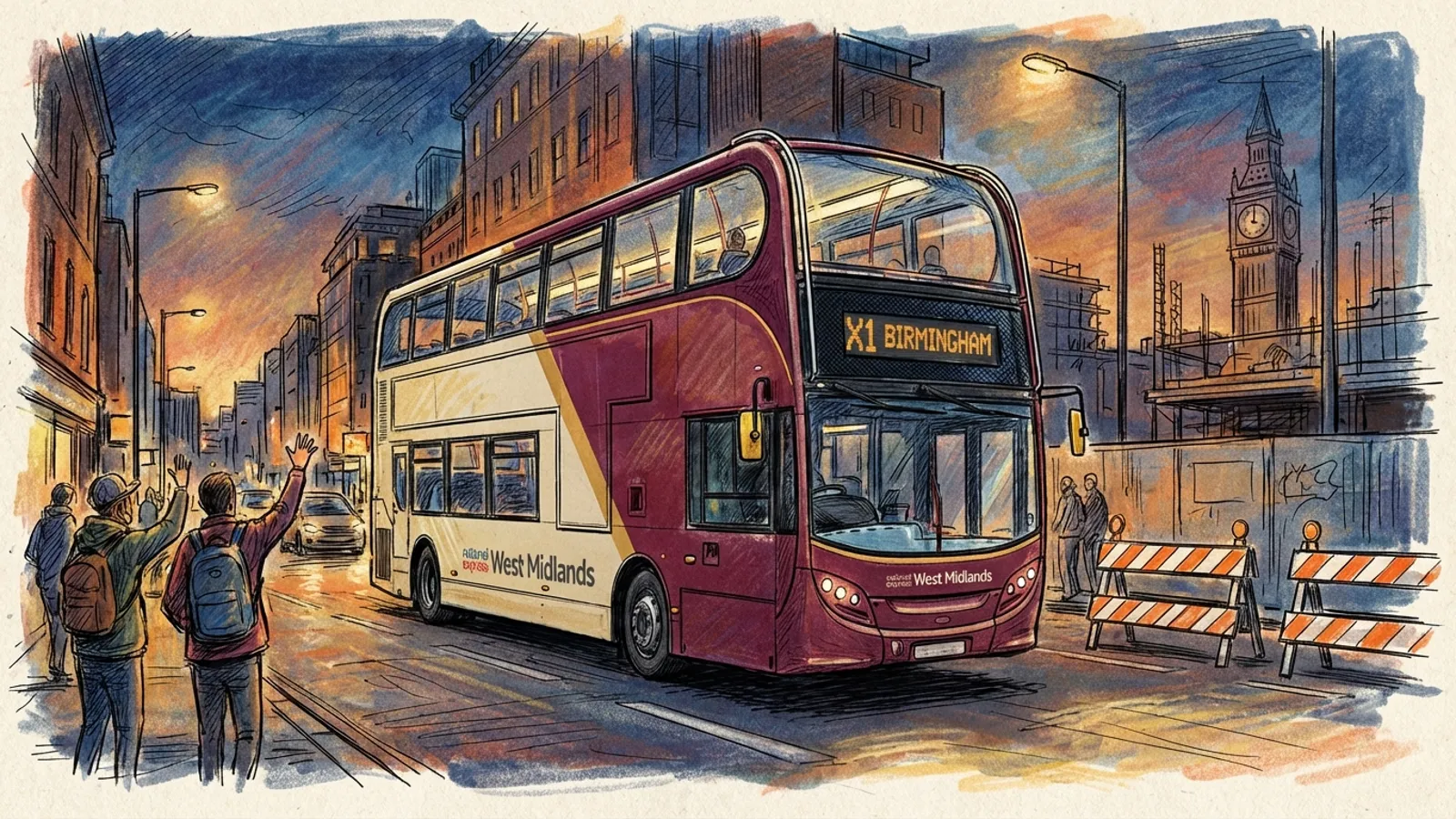 West Midlands Road Work Brings Service Adjustments