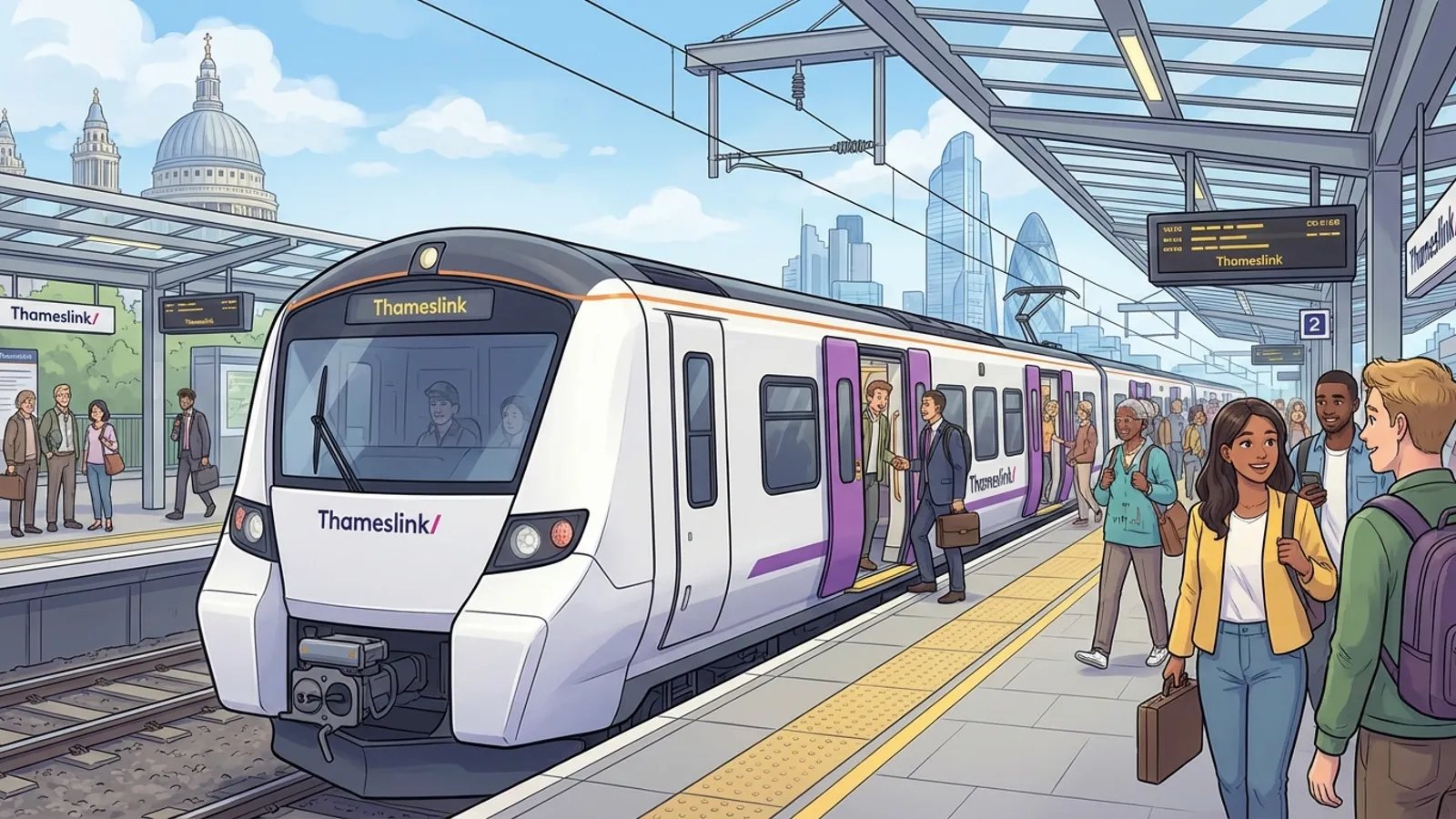 Thameslink Tickets Now Valid on TfL Zones 1-6