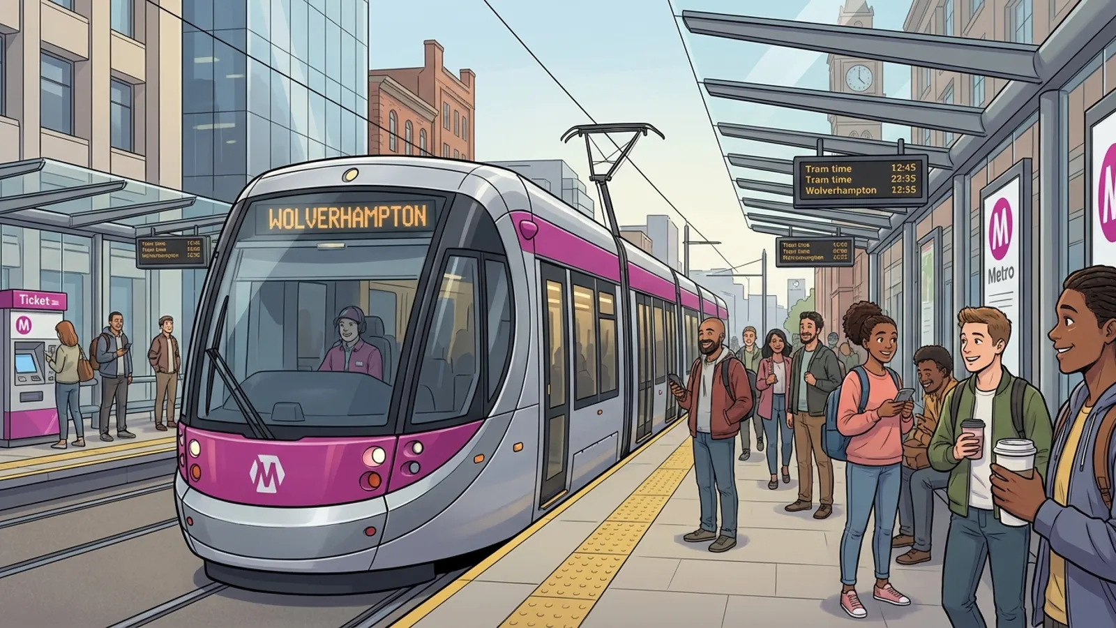 West Midlands Trams Adjust for Feb 6 Service
