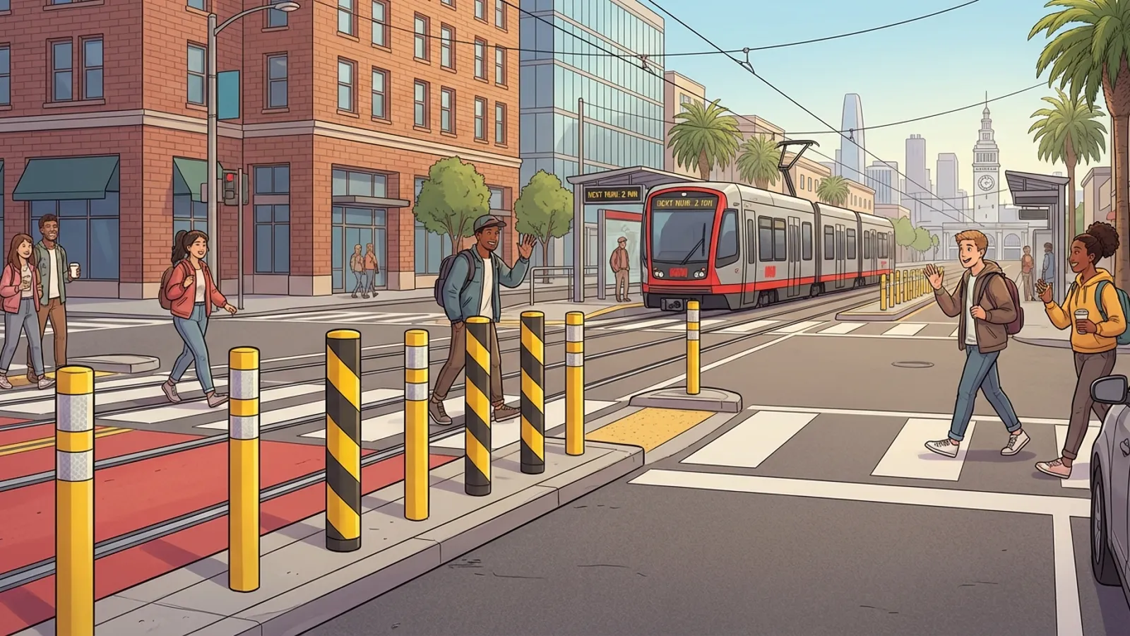 SF Bay Area Reinforces Safer Crossing Zones