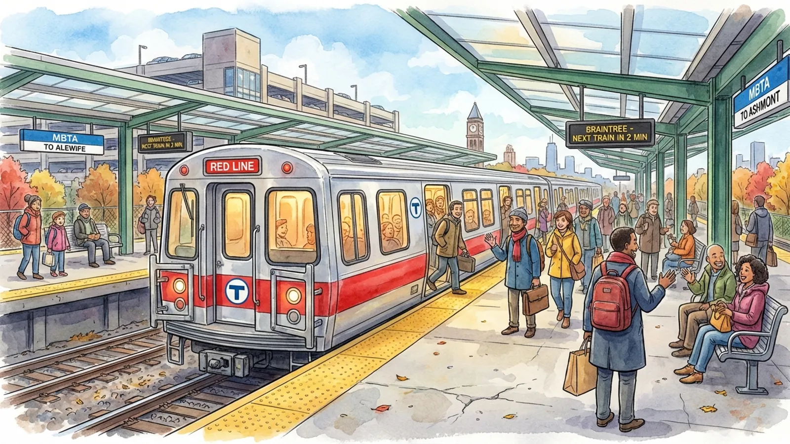 Boston Red Line Service Restored After Delays