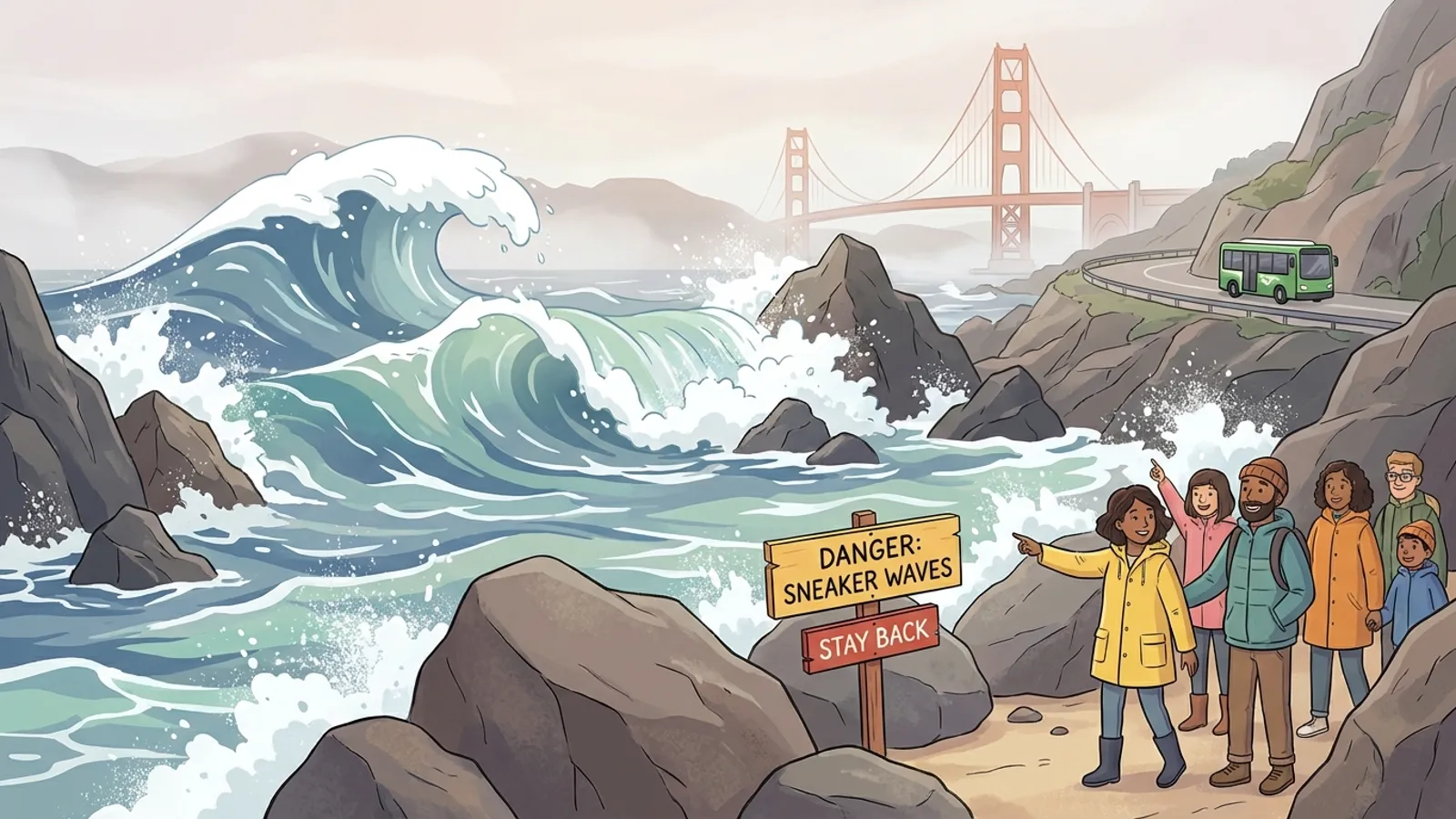 SF Bay Area Adapts to High Surf Advisory