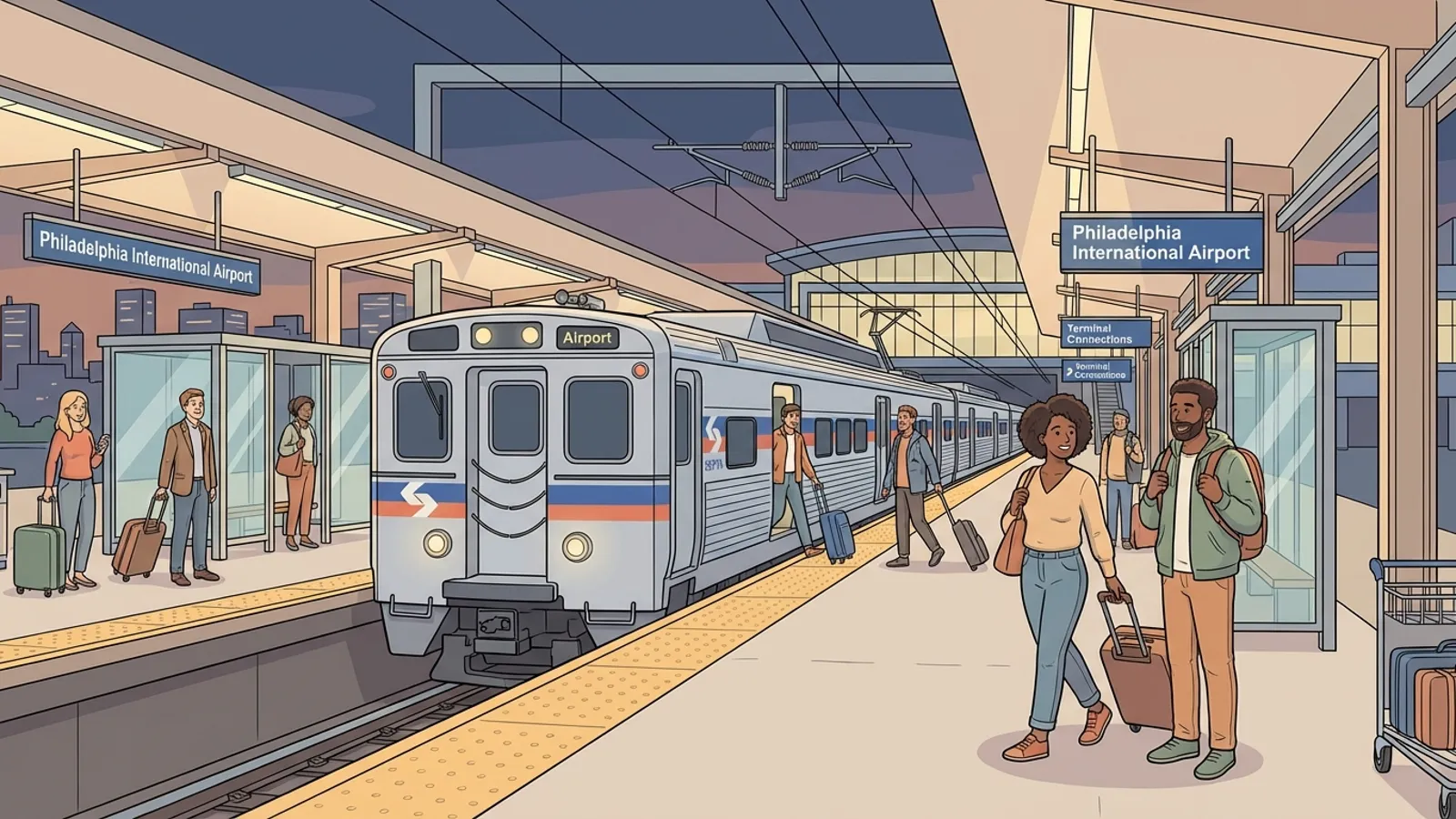 Philadelphia Airport Train Canceled — Alternatives Available