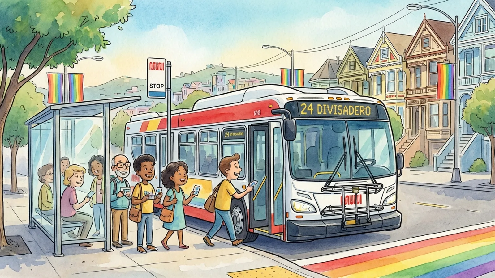 SF Muni Route 24 Back in Service After Disruption