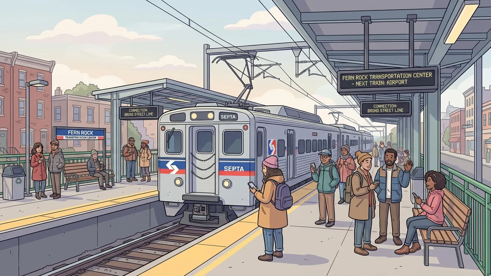 Philadelphia Rail Delay Resolved, Service Continues