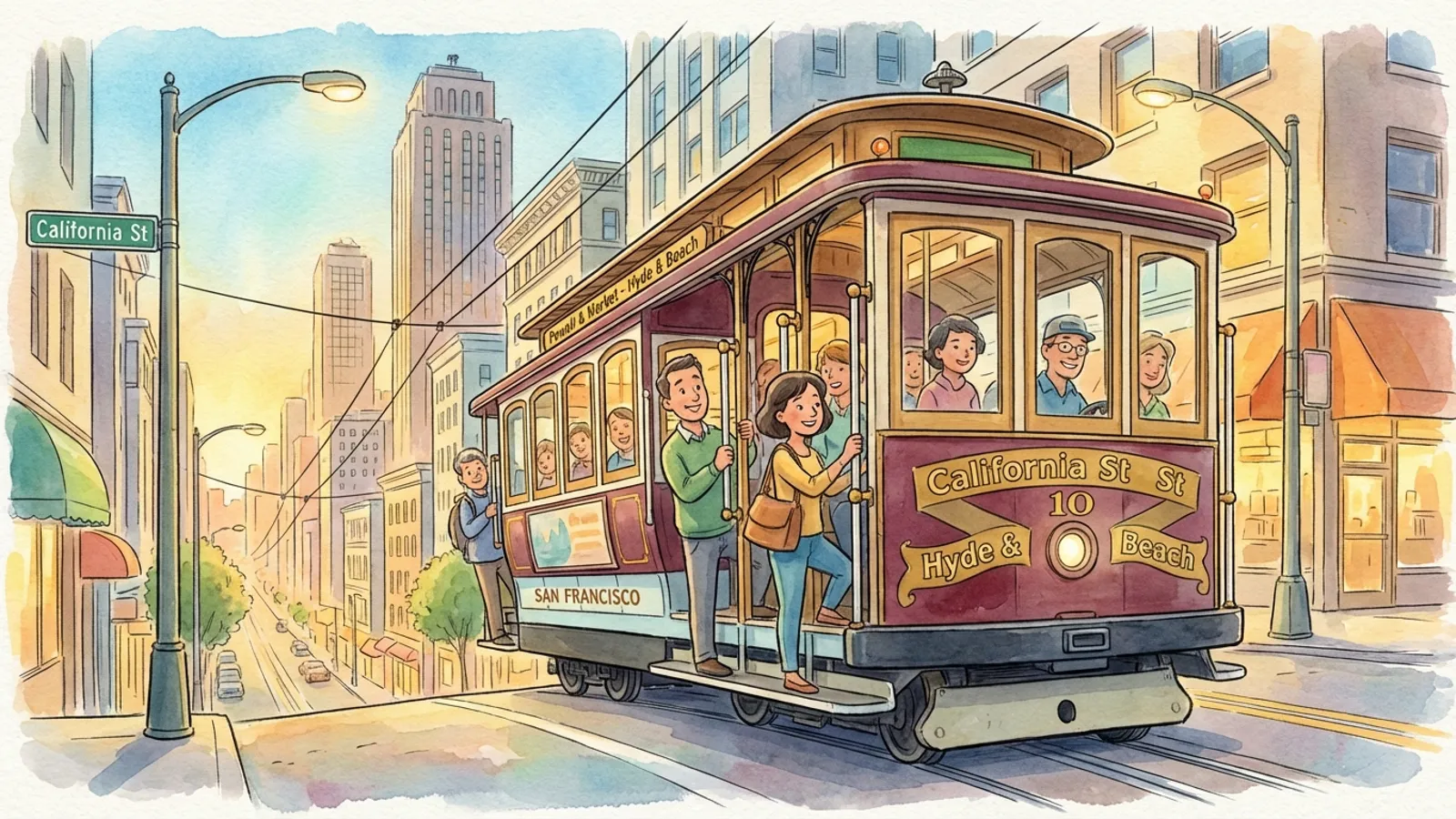 SF Cable Cars Adapt for Grace Cathedral Event
