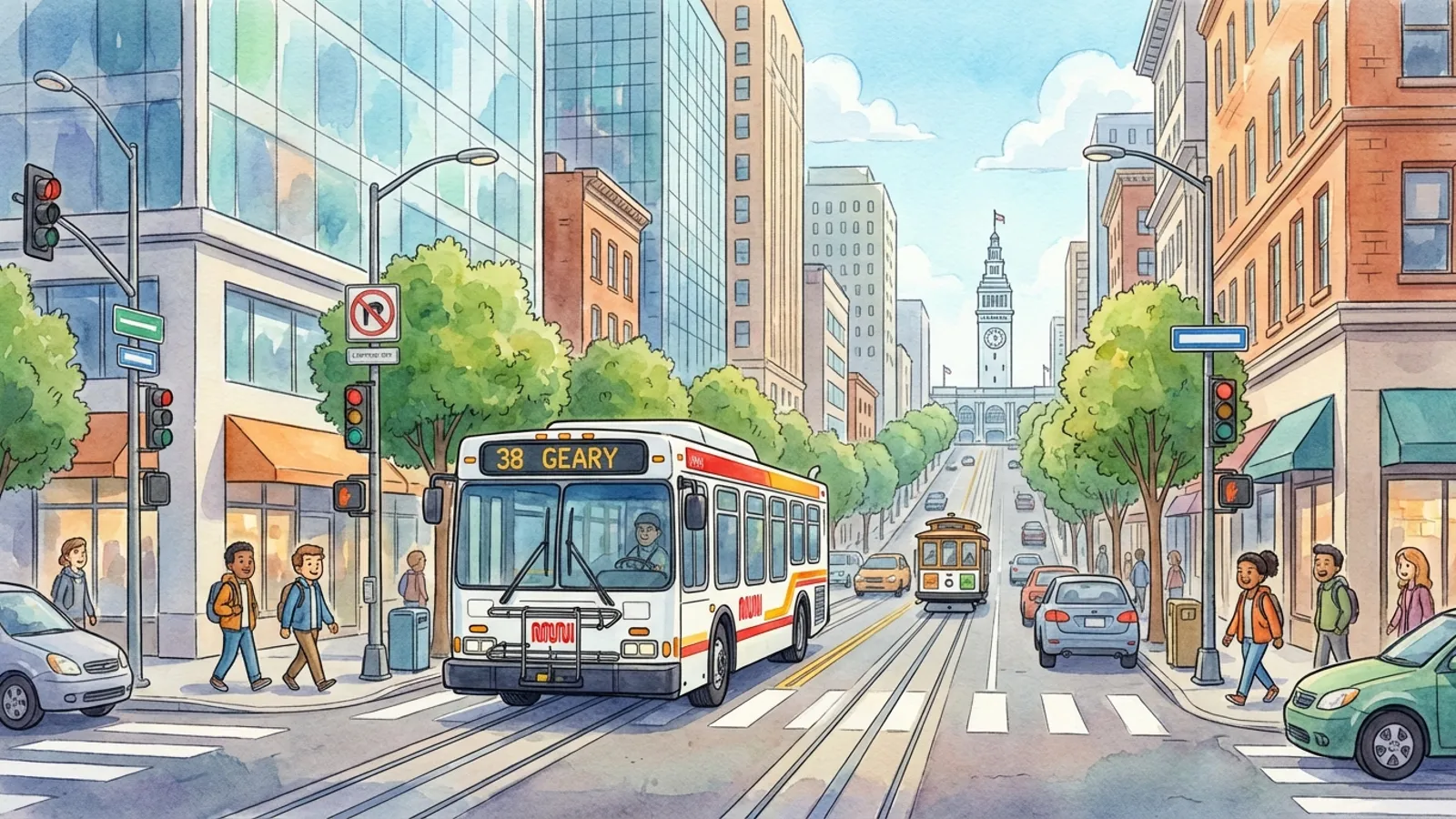 SF's OB 1 Adapts Route to Keep Riders Moving