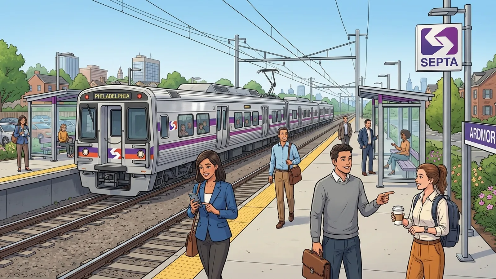 Philadelphia Commuters Adapt as SEPTA Tracks Delays