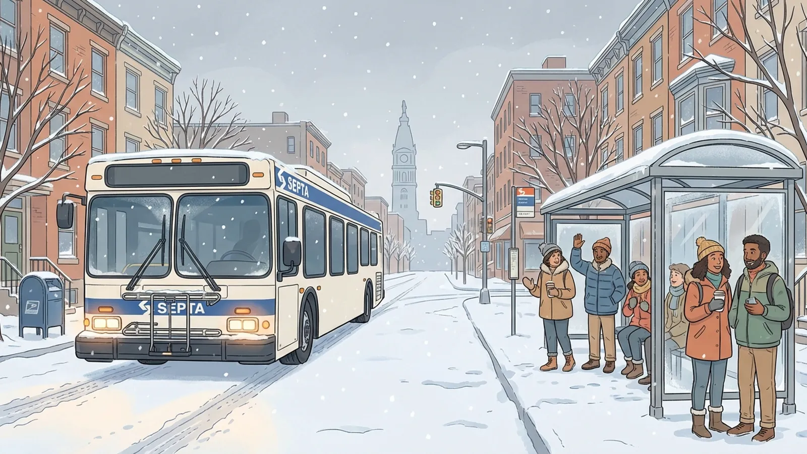 Philadelphia Transit Prepares for Arctic Blast