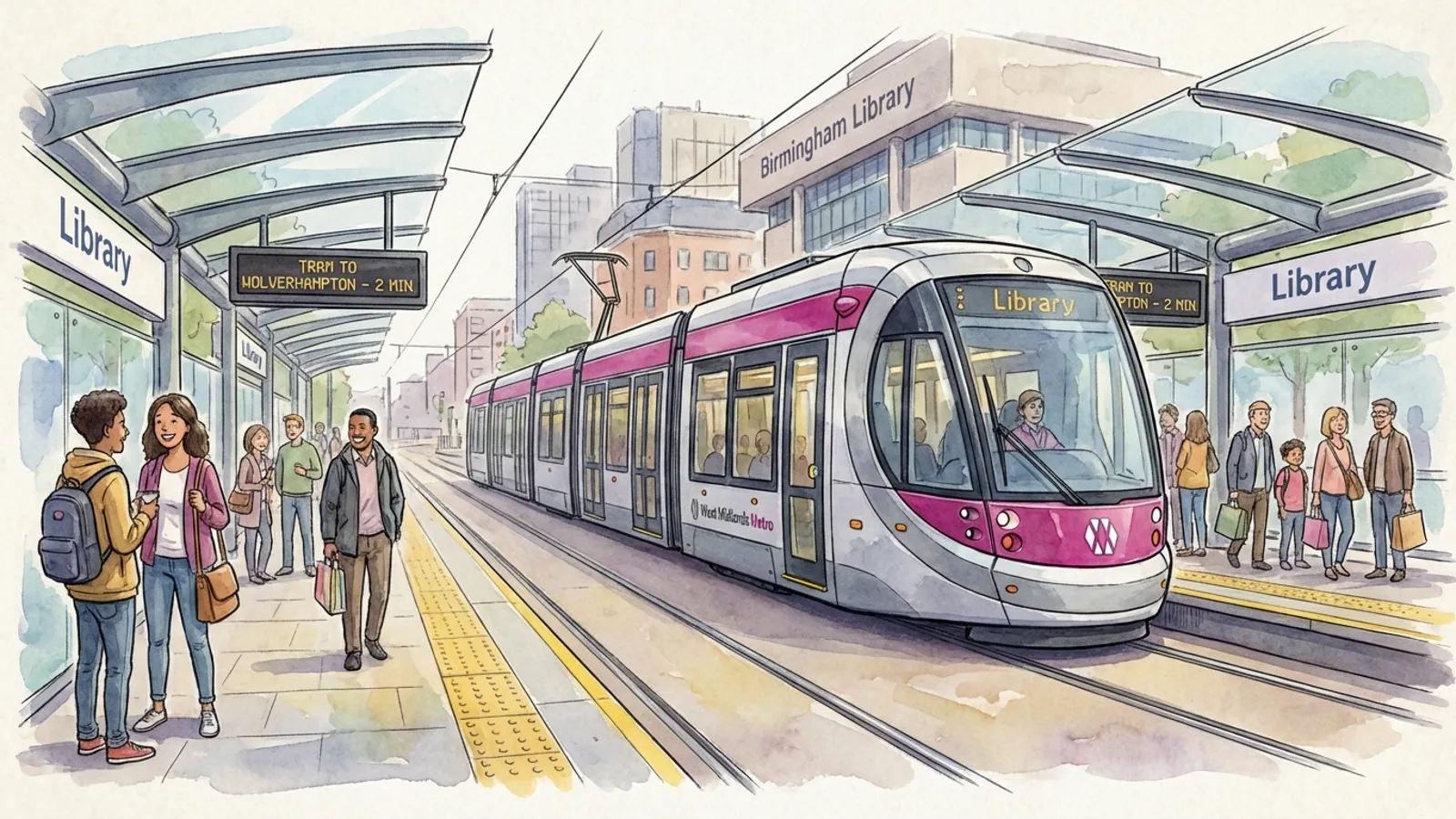 West Midlands Tram Adapts to Keep Riders Moving