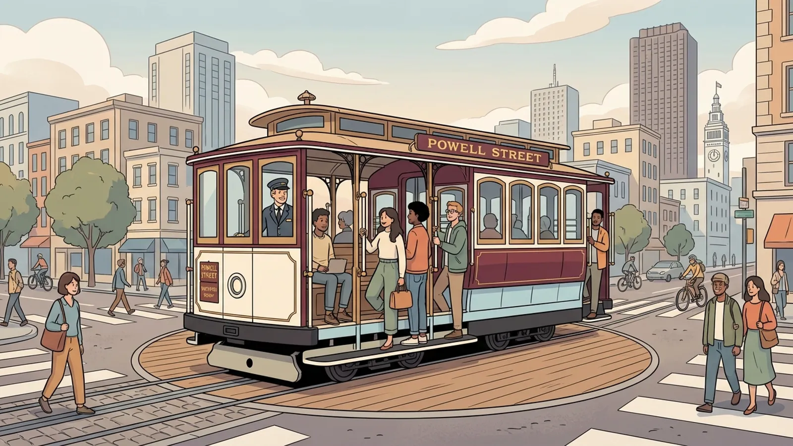 SF Cable Cars Adapt to Traffic — Shuttles Keep City Moving
