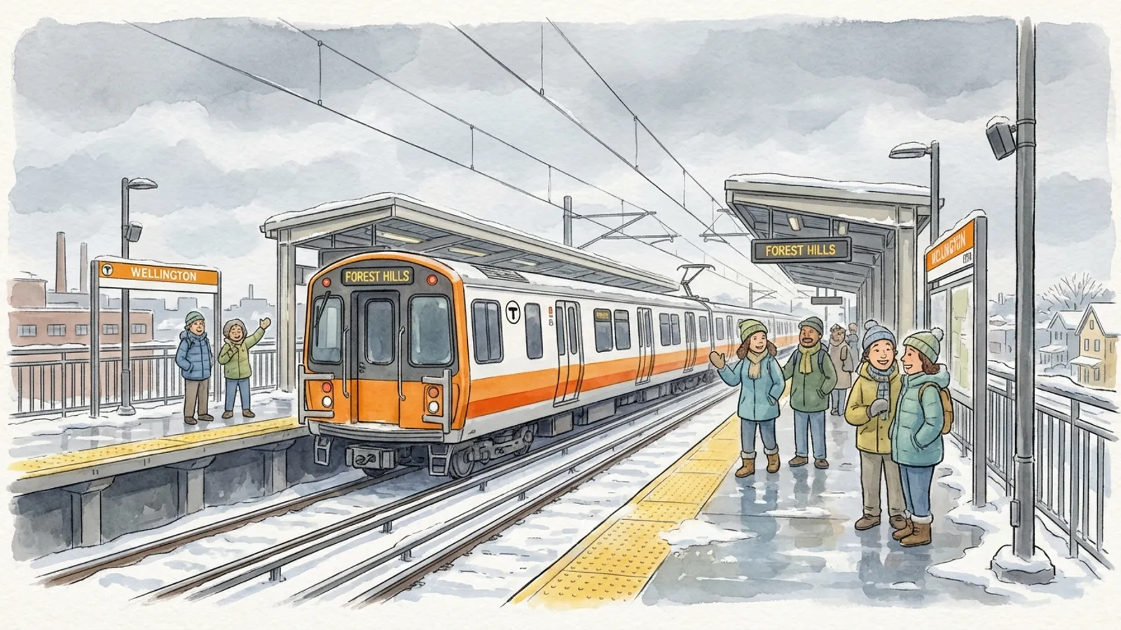 Boston Orange Line Bounces Back After Snow Delays