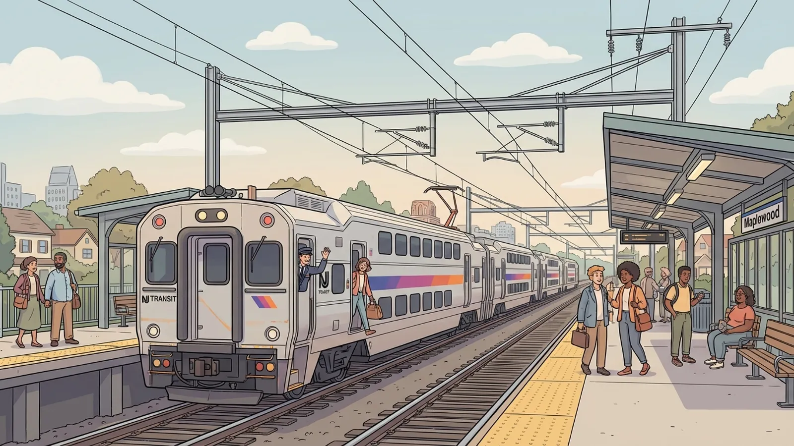 NYC-NJ Transit Crews Work to Restore Morris Line