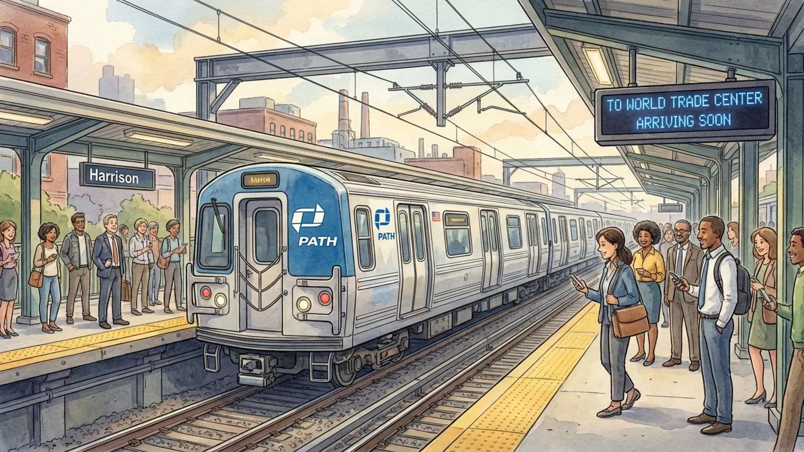 NYC PATH Service Restored After Harrison Probe