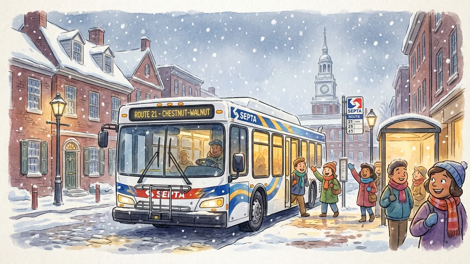 SEPTA Keeps Philadelphia Moving Through Winter Storm