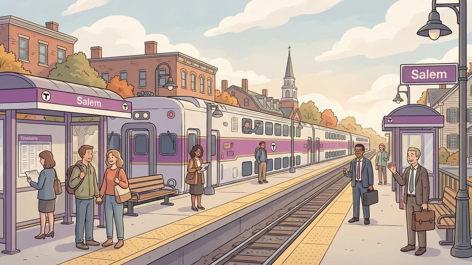 Boston MBTA Adapts Service After Rockport Line Issue