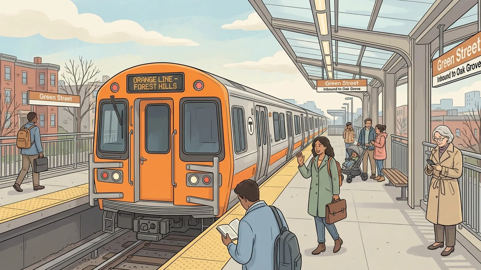 Boston Orange Line Bounces Back After Brief Delay