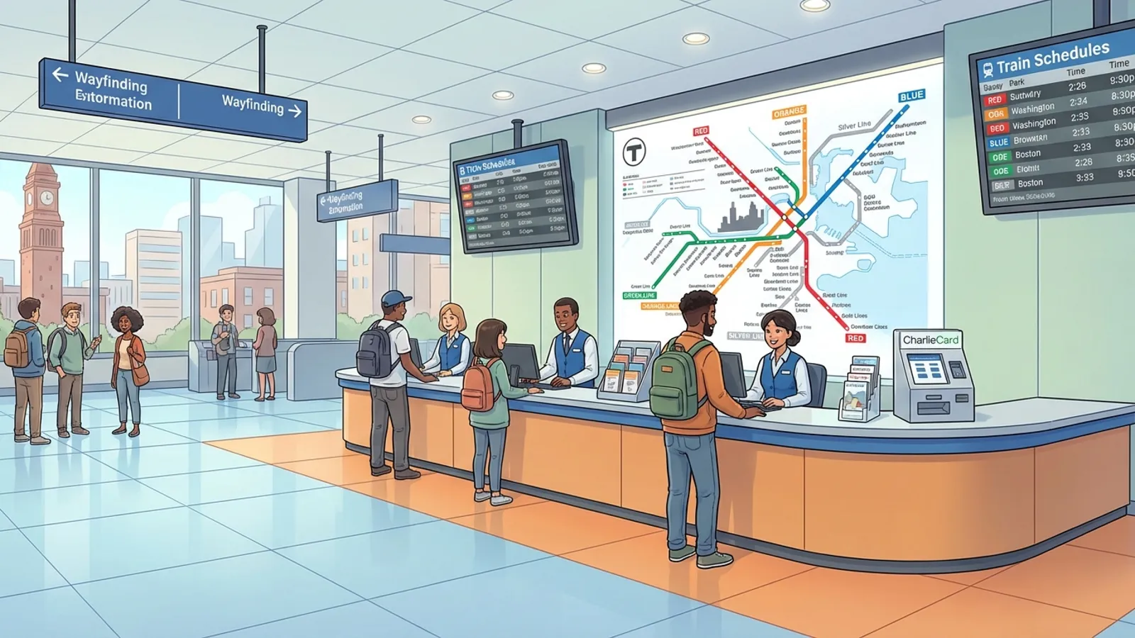 Boston Info Center Reopens, Ready to Assist Riders