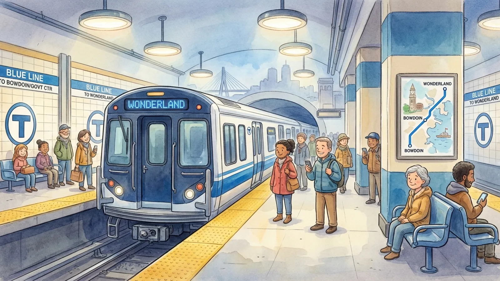 Boston Blue Line Signal Fixed, Service Restored