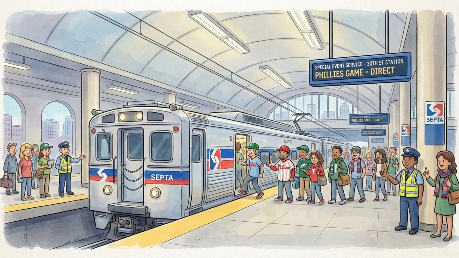 Philadelphia SEPTA Expands Service for Super Bowl 60