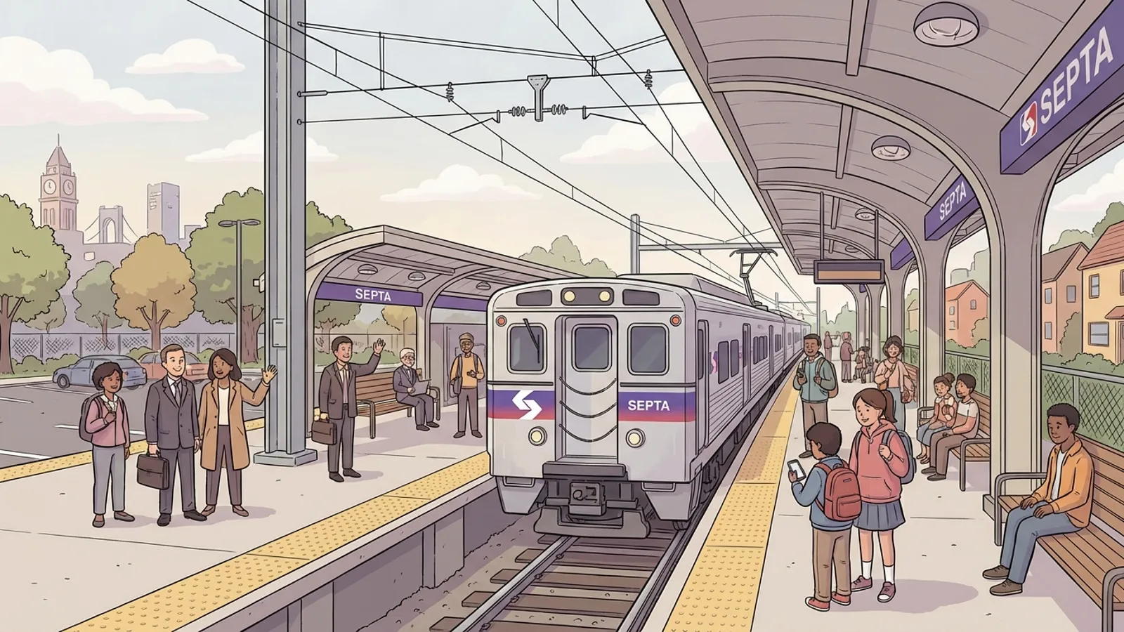 Philadelphia's West Trenton Line Adapts to Delays