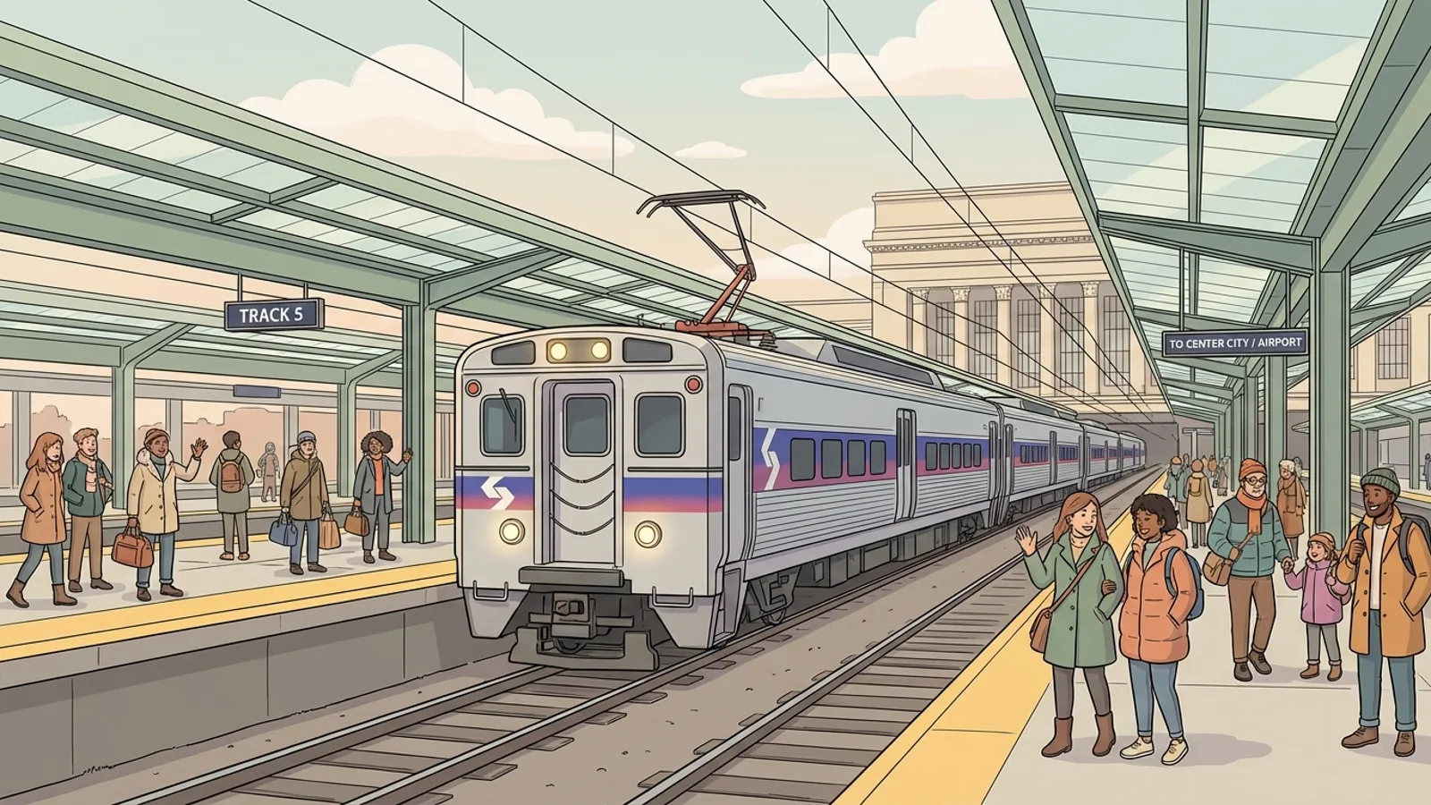 Philadelphia Train 6343 Adopts Flag Stop System