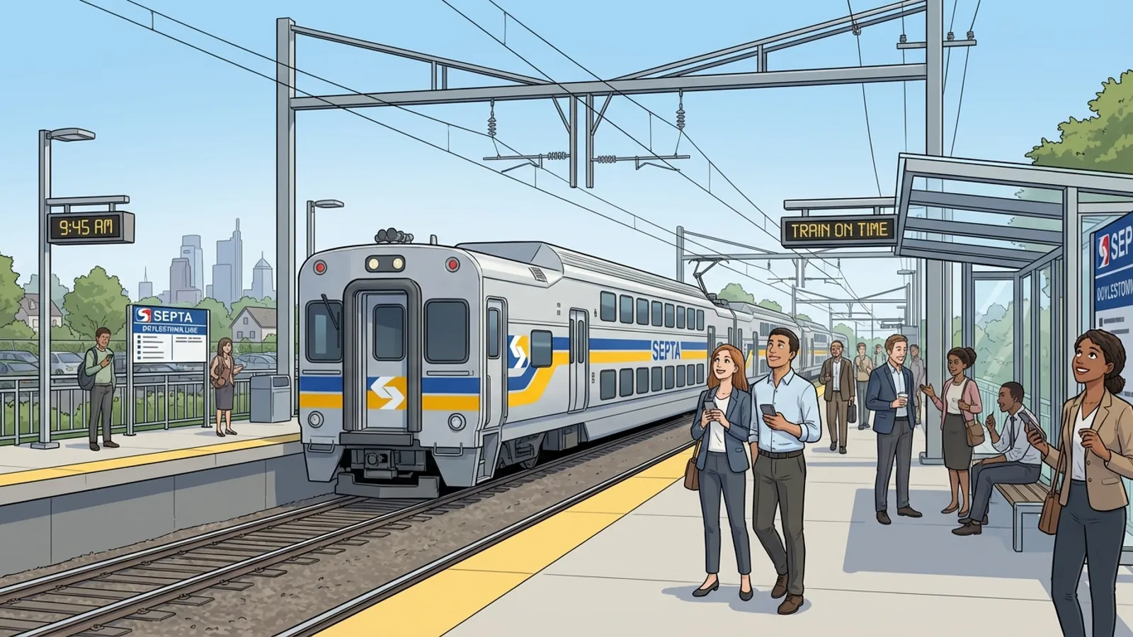 Philadelphia Rail Delay Shows Real-Time Updates Working