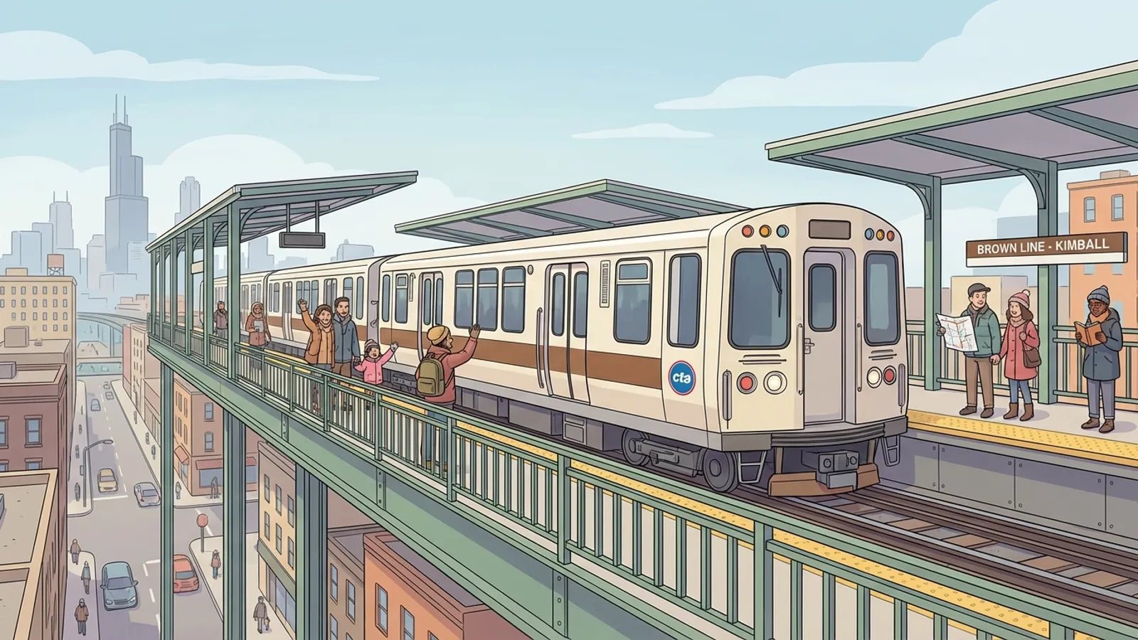 Chicago Brown Line Restored After Door Issue