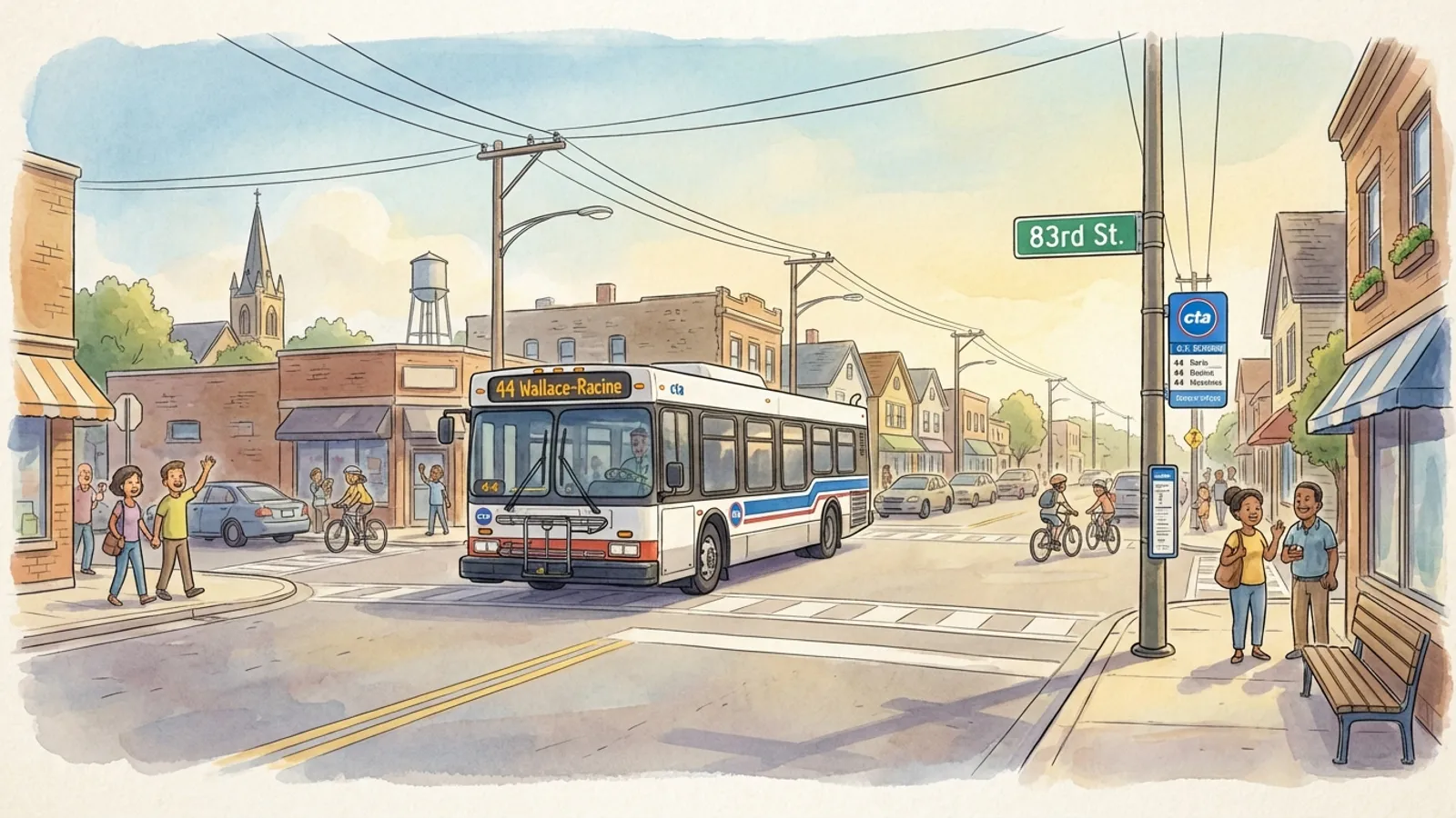 Chicago CTA Route 44 Adapts at 83rd Street