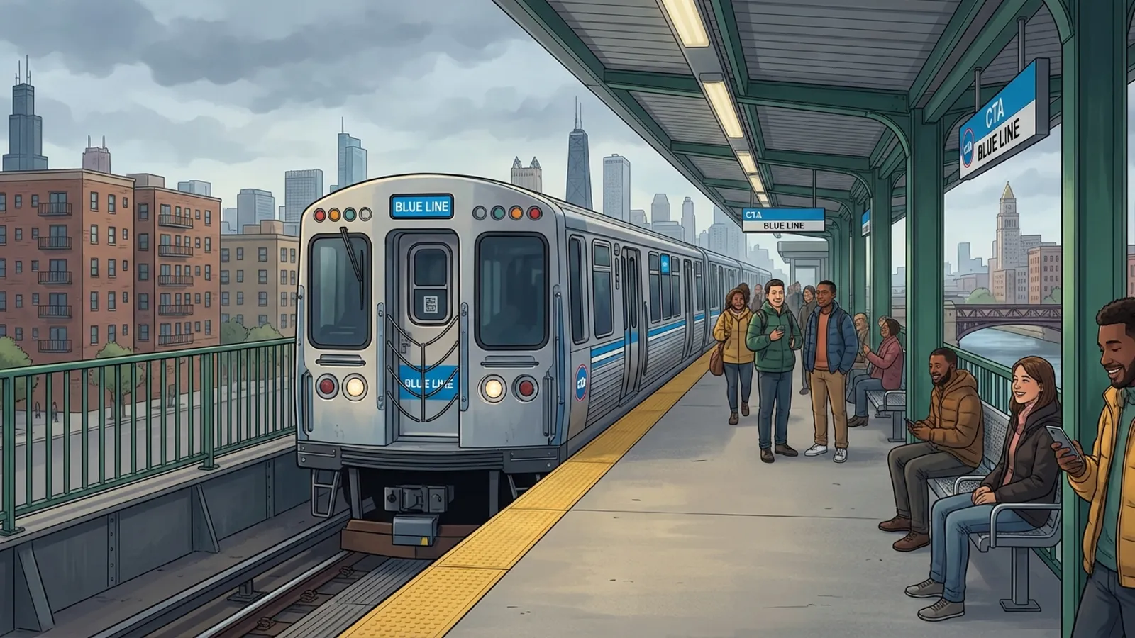 Chicago Blue Line Adapts for Track Improvements