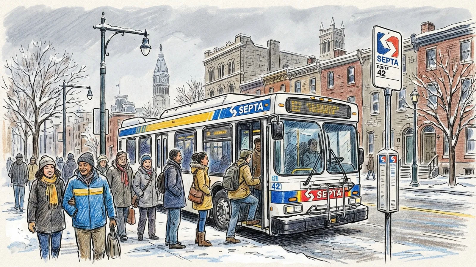Philadelphia SEPTA Riders Get Warmer Week Ahead