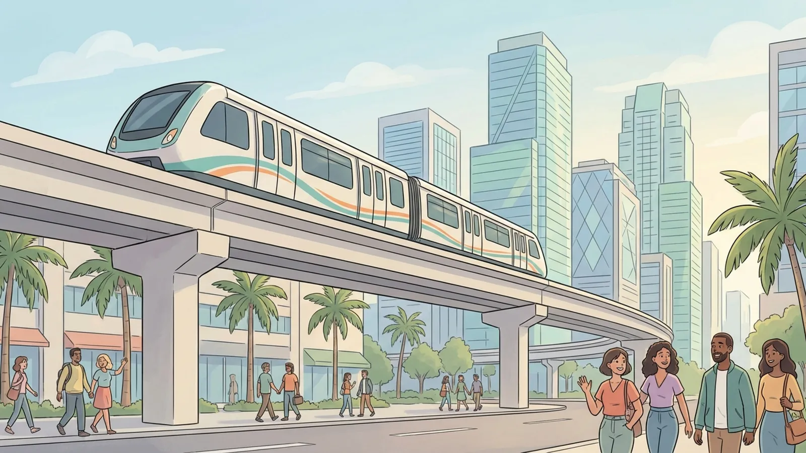 Greater Miami Metromover Adapts Valentine's Day Service