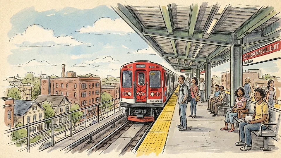 Chicago Red Line Adapts Service During Track Work