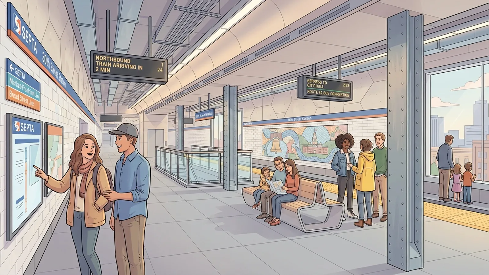 Philadelphia's Jefferson Station Reopens After Swift Repair