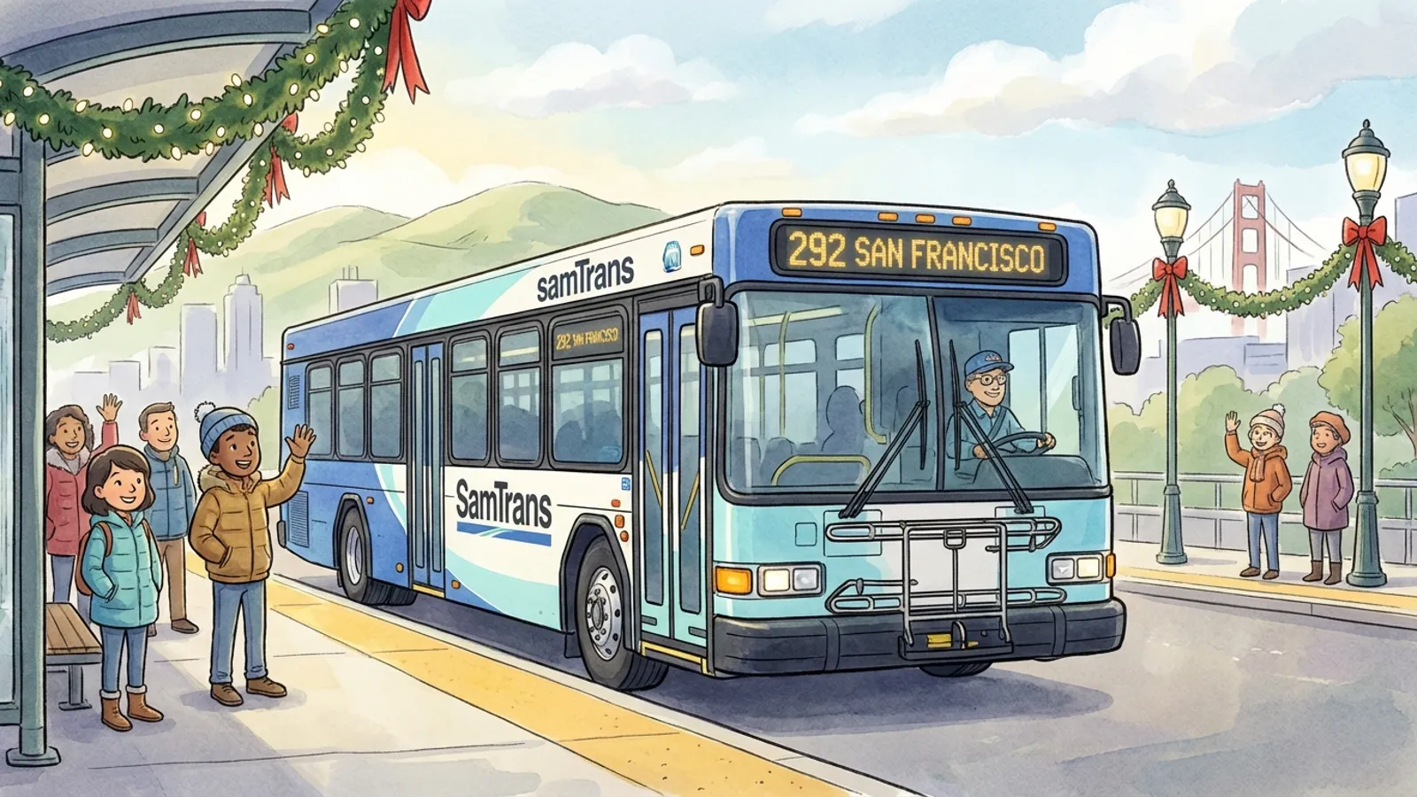 SamTrans Keeps SF Bay Area Moving This Christmas