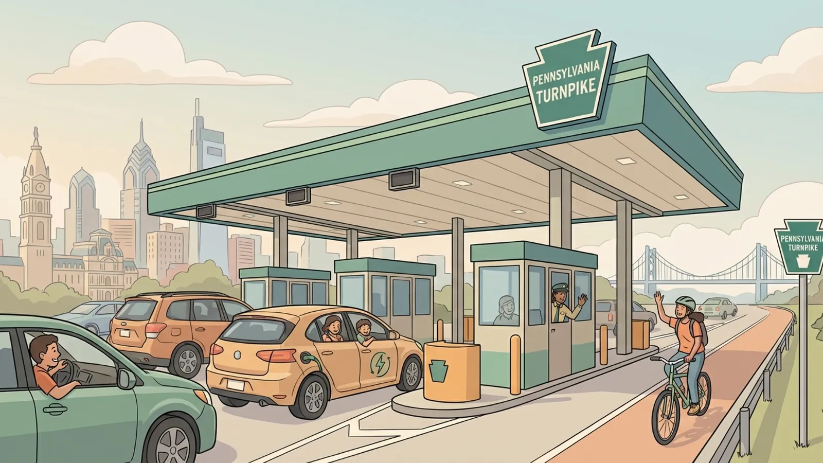 Philadelphia Turnpike Reopens After Swift Repairs