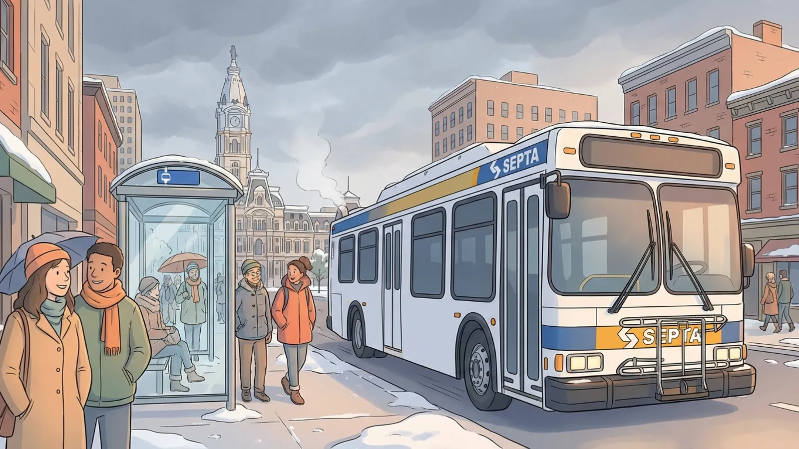 Philadelphia SEPTA Keeps Moving Through Winter Shift