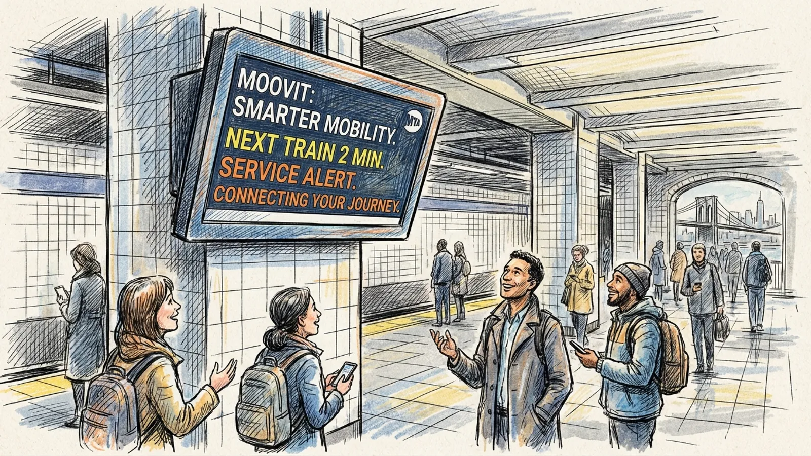 NYC Subway Spreads Love to Brighten Rider Commutes