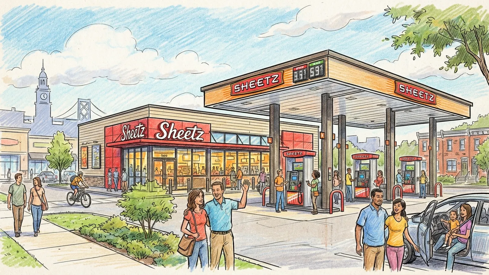 Sheetz Enters Philadelphia Suburbs, Expanding Rider Options