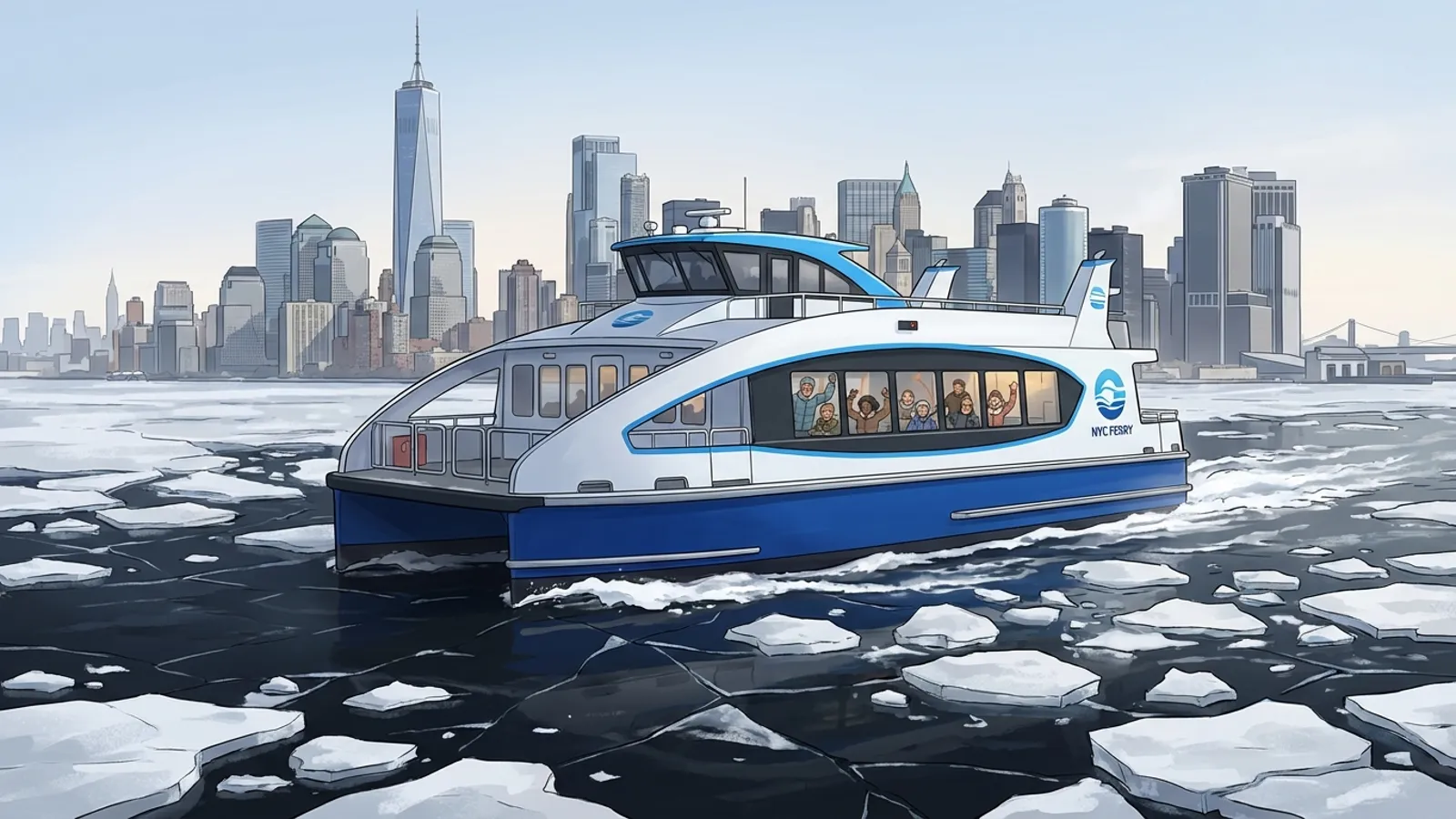 NYC Ferry Routes Returning as Harbor Ice Clears
