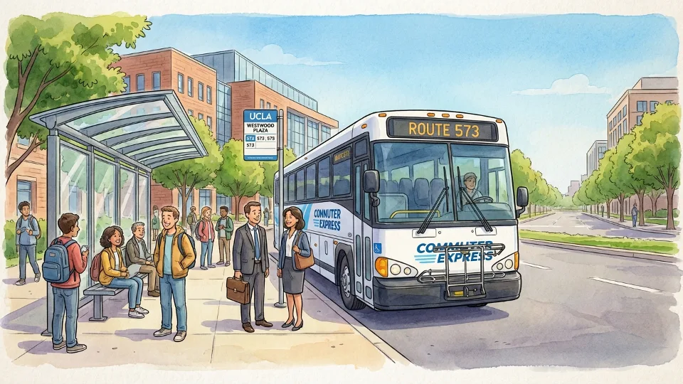 UCLA Bus Stop Shifts North as Campus Adapts