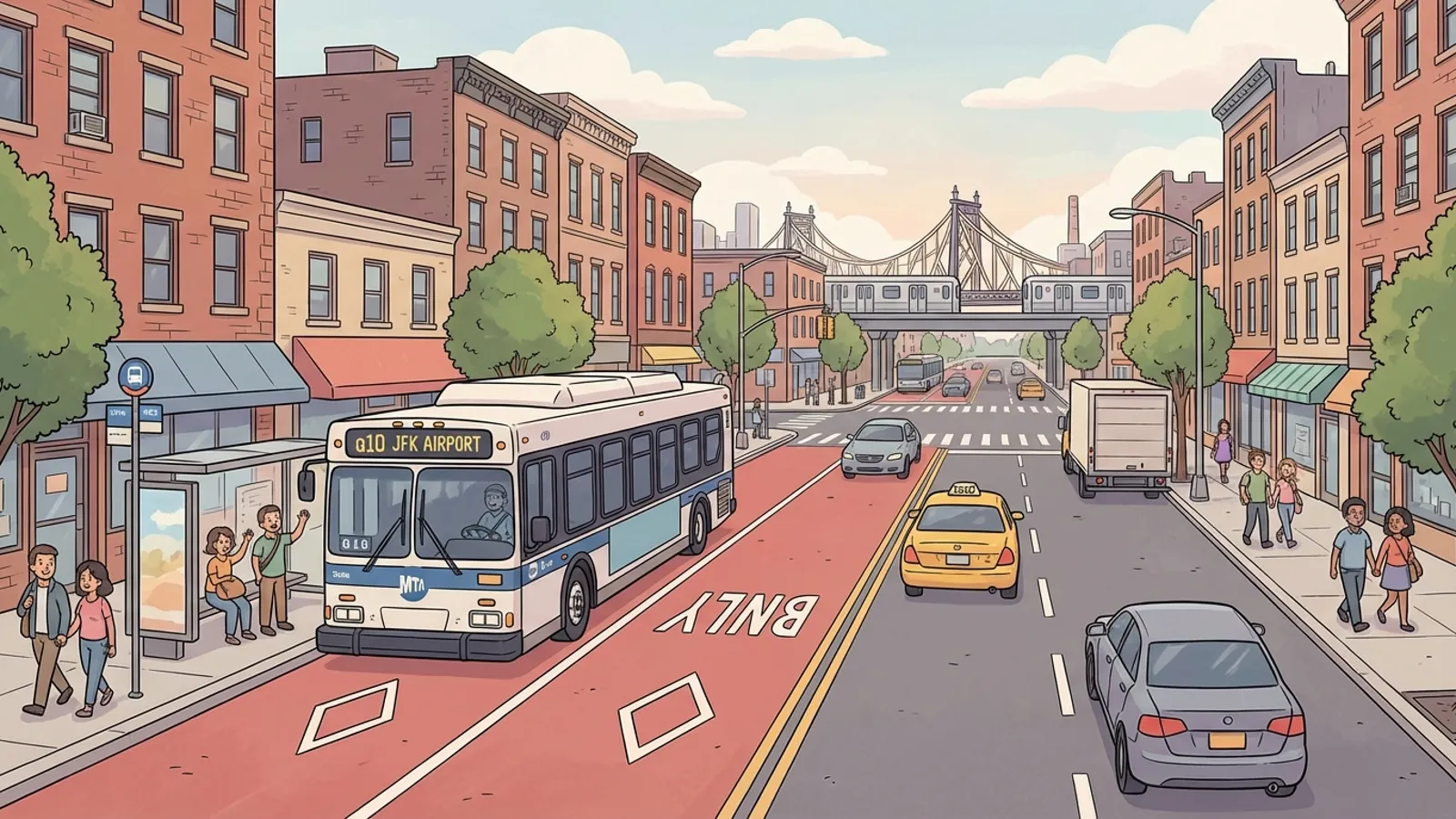 NYC Adds Bus Cameras to Speed Up Queens Routes