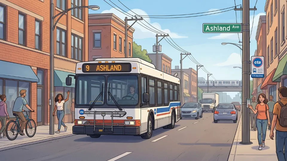 Chicago Route 9 Detours — But Riders Have Real-Time Help