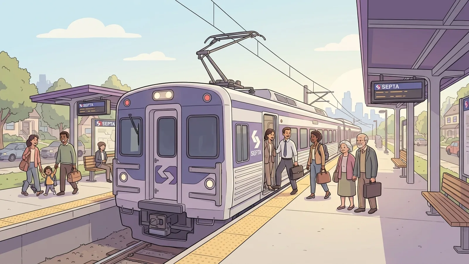 Philadelphia SEPTA Adds Trains for Flower Show