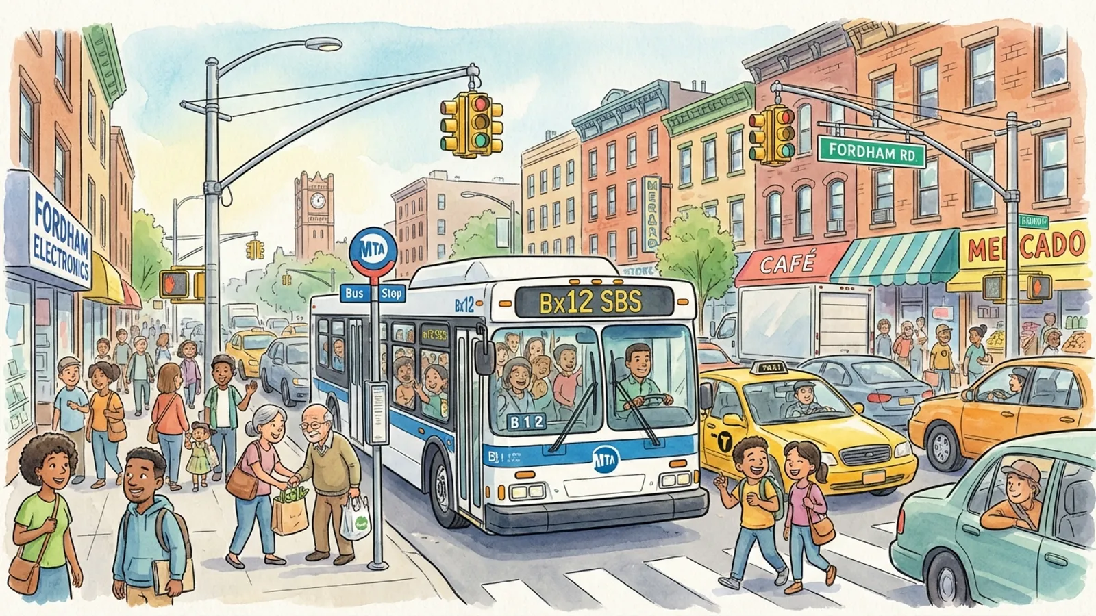 NYC Revives Fordham Road Bus Upgrades