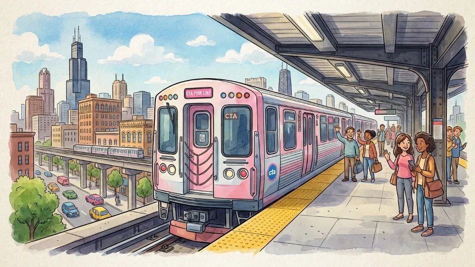 Chicago Pink Line Adapts After Service Disruption