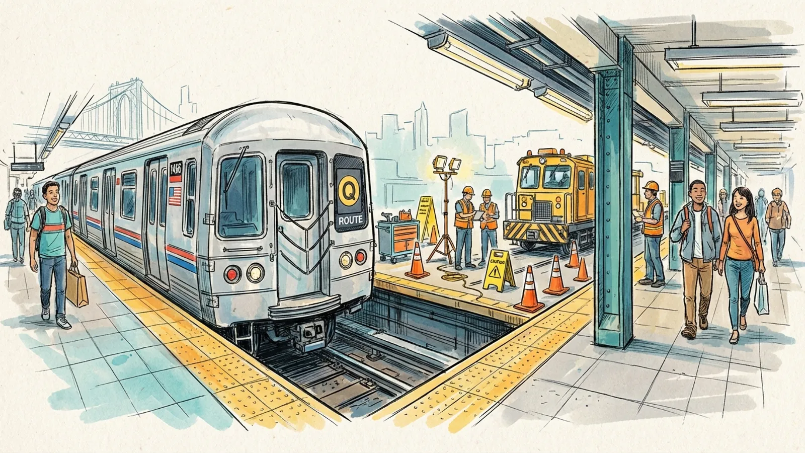 NYC Transit Adapts Service for Presidents Day Work