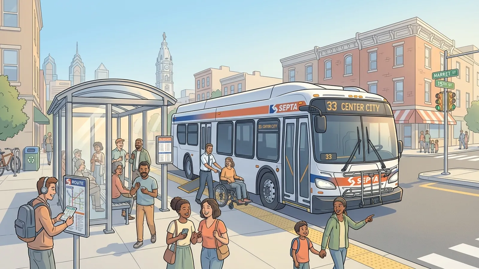 Philadelphia Gets Sunny Valentine's Day Transit